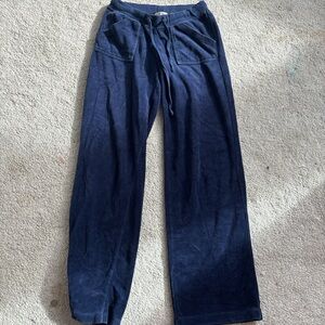 Vintage dark blue cello cotton sweatpants